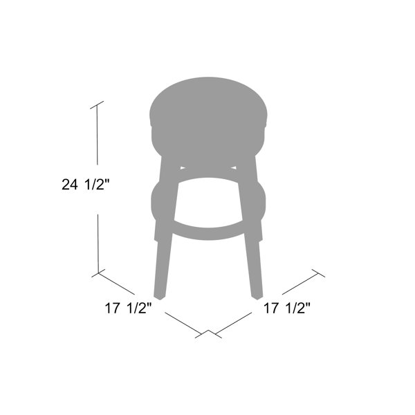 Darby Home Co Vandoren Swivel Short, Counter & Bar Stool & Reviews